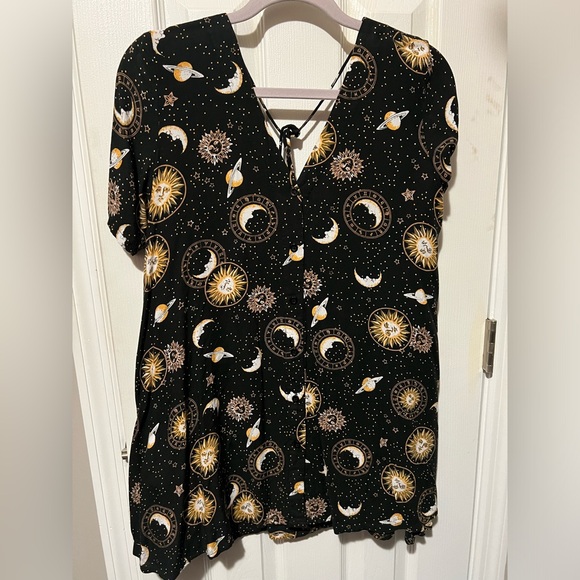 Motel Rocks Celestial Stars Shift Swing Dress - Picture 3 of 7